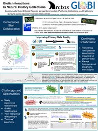 Arctos - GloBI Collaboration Update: Continuing to Extend Digital Records across Communities, Platforms, Collections, and Institutions